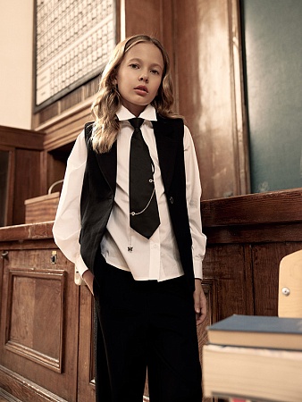 Набор блузка и галстук