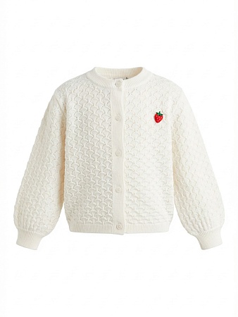 Кардиган вязаный для девочки