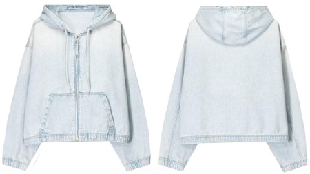 Бомбер деним для мальчика