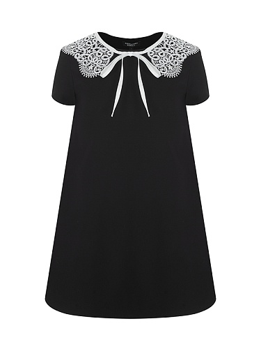Платье с коротким рукавом 