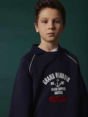 Свитшот-поло для мальчика