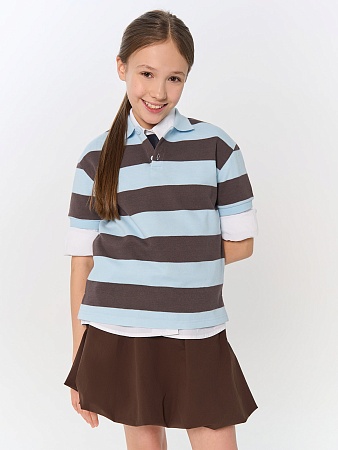 Футболка-поло для девочки
